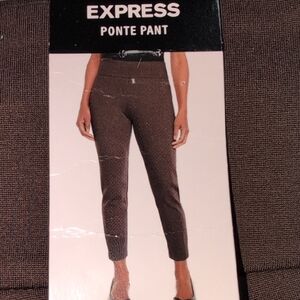 Express Women's Dark Brown Ponte Pants